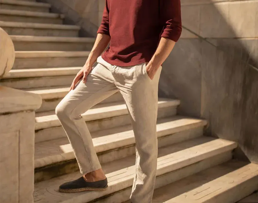 Classic Linen Casual Pants