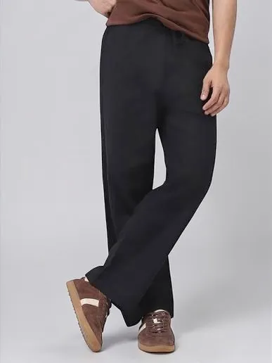 Relaxed Fit Drawstring white Linen Pants