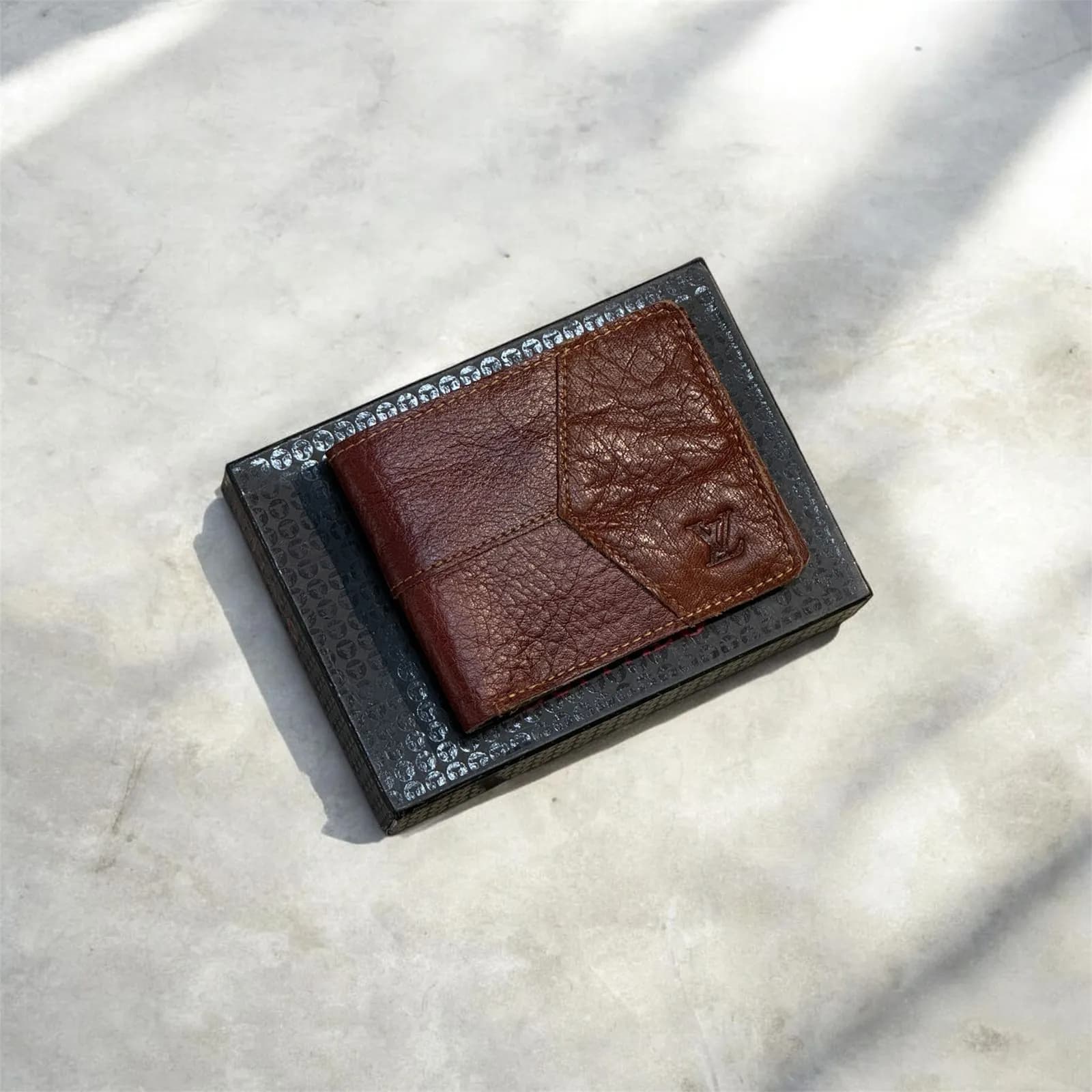 Leather Long Wallet